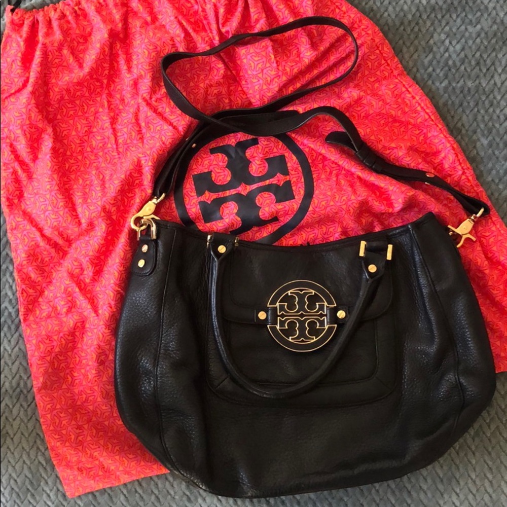 Tory Burch Black Leather Bag